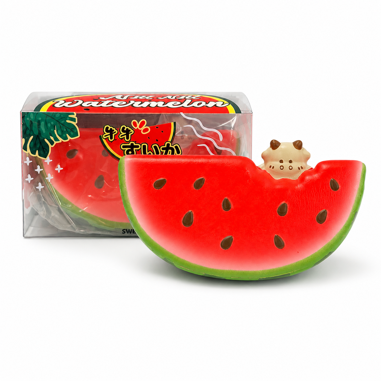 Slow Rising Squishy - Moo Moo Summer Watermelon Sweetbuns Stress Relief Toy