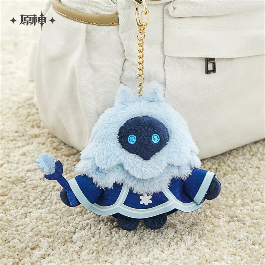Genshin Impact Ice Cryo Abyss Mage 14cm Plush Doll Stuffed Toy