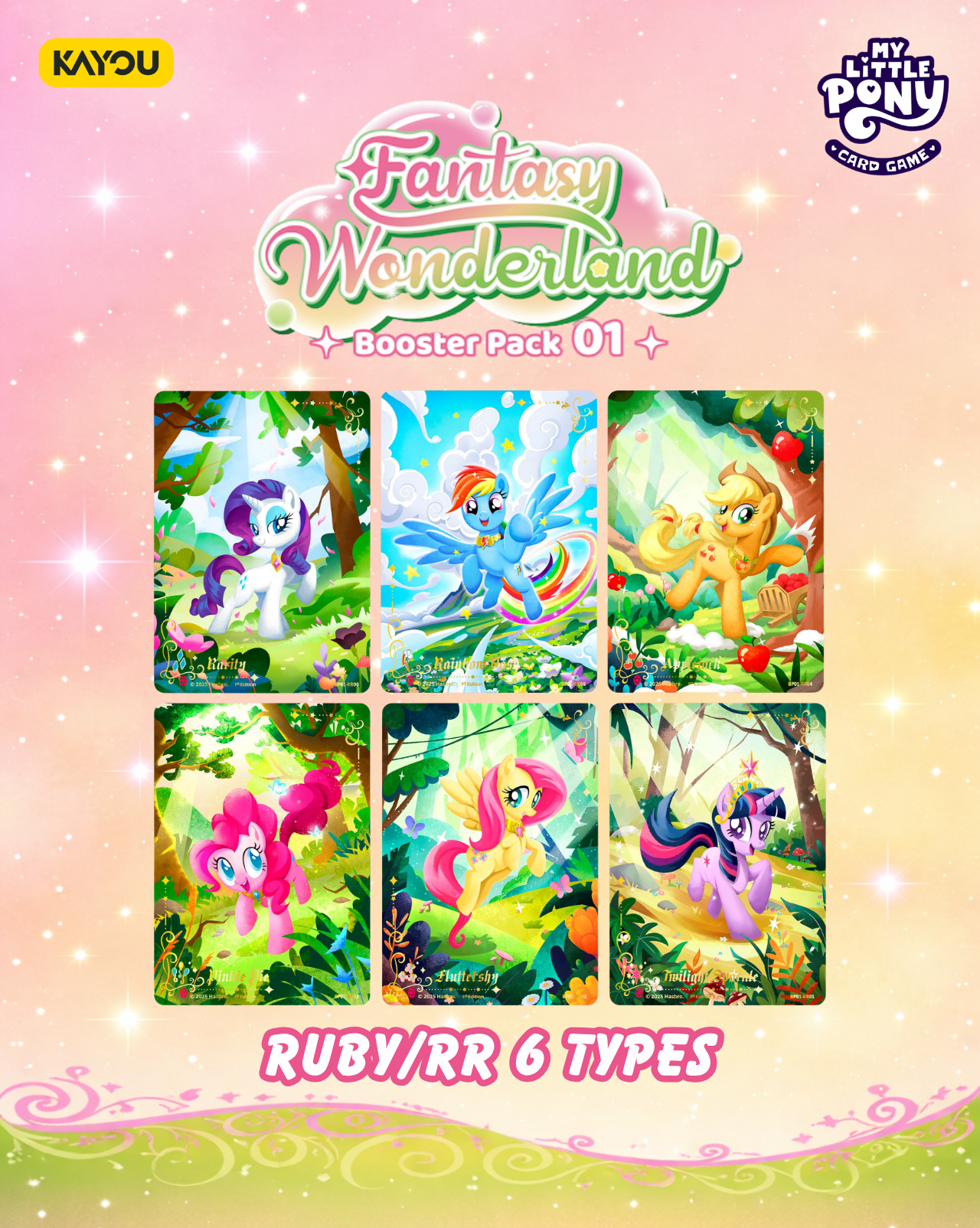 KAYOU My Little Pony Trading Card Game - Fantasy Wonderlands - Display Box