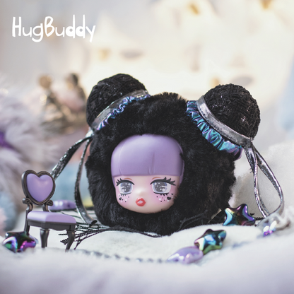 LILISHA Star Show Series Vinyl Face Plush Blind Box - Pendant V2 Airpod Bag Pouch, Keychain, Cute