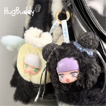 LILISHA Star Show Series Vinyl Face Plush Blind Box - Pendant V2 Airpod Bag Pouch, Keychain, Cute