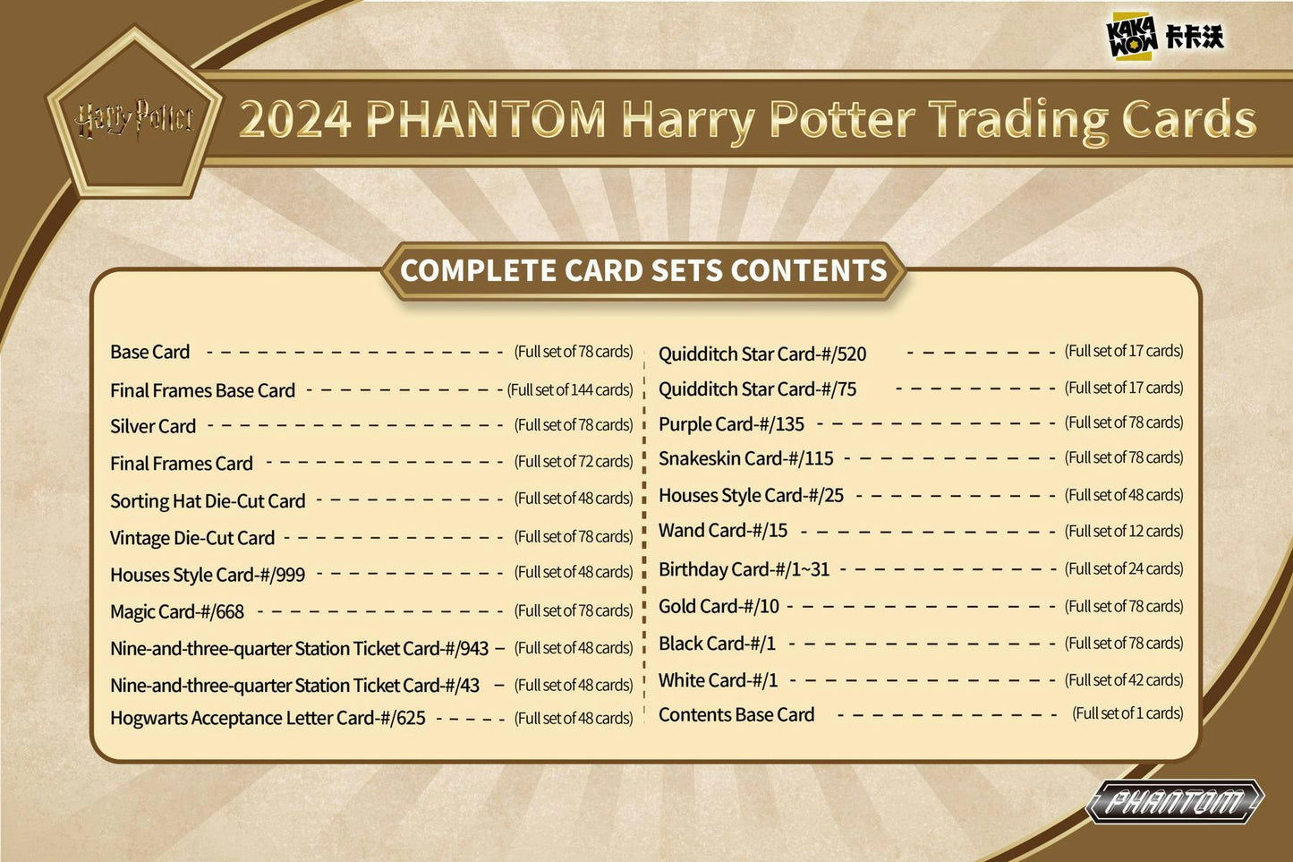 Kakawow Harry Potter Phantom Hobby Box