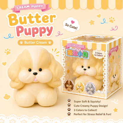 Slow Rising Squishy - Creamy Puppy Stress Relief Toy