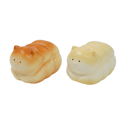 Slow Rising Squishy - Chubby Kitty Bread【Sweet Bakery Scent】85g Sweetbuns Stress Relief Toy