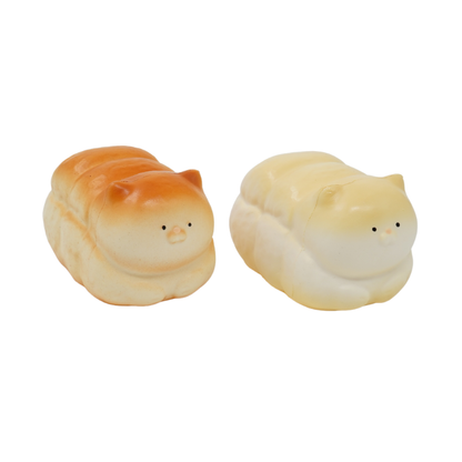 Slow Rising Squishy - Chubby Kitty Bread【Sweet Bakery Scent】85g Sweetbuns Stress Relief Toy