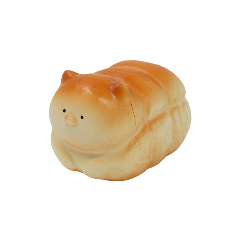 Slow Rising Squishy - Chubby Kitty Bread【Sweet Bakery Scent】85g Sweetbuns Stress Relief Toy