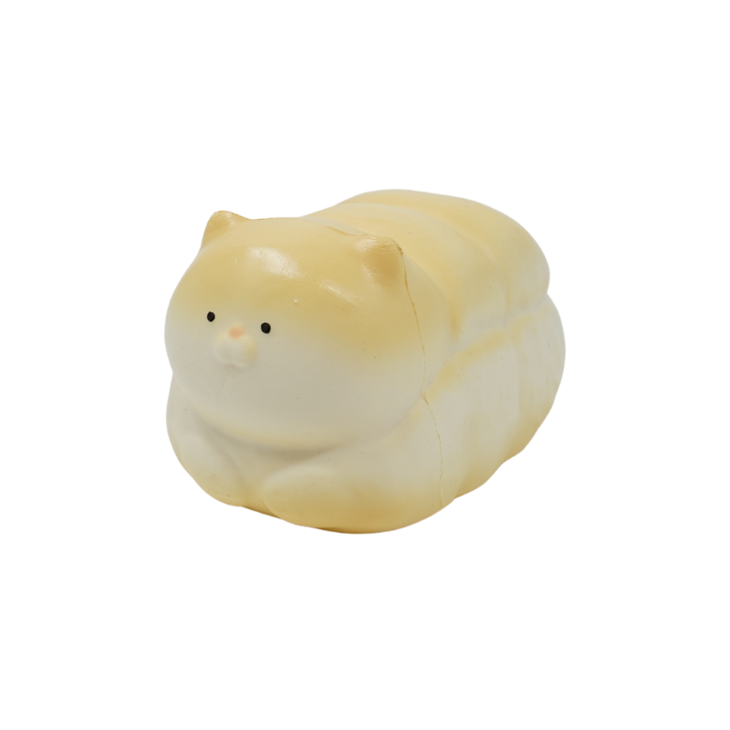 Slow Rising Squishy - Chubby Kitty Bread【Sweet Bakery Scent】85g Sweetbuns Stress Relief Toy