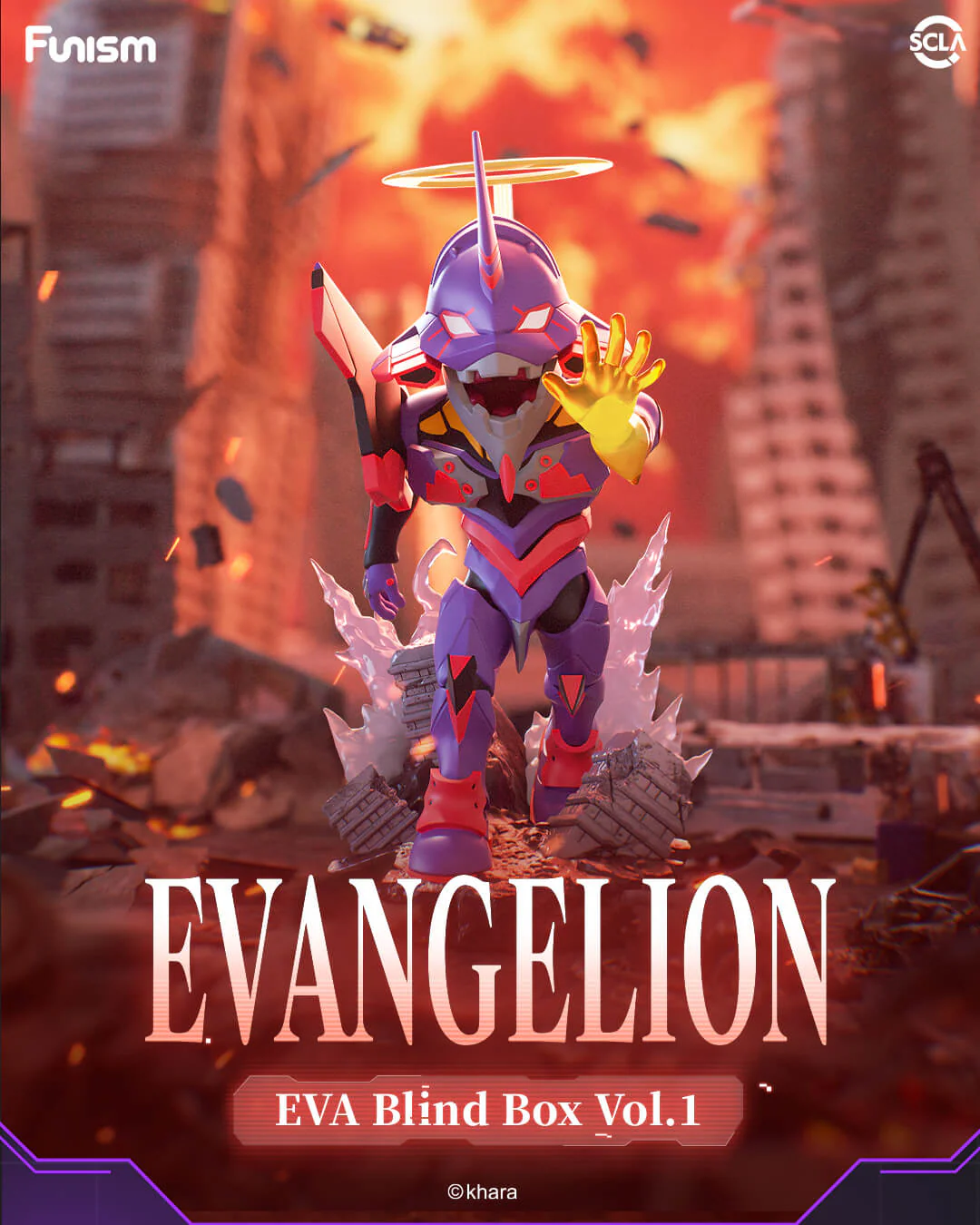 Funism EVANGELION Series Figures Blind Box Vol.1