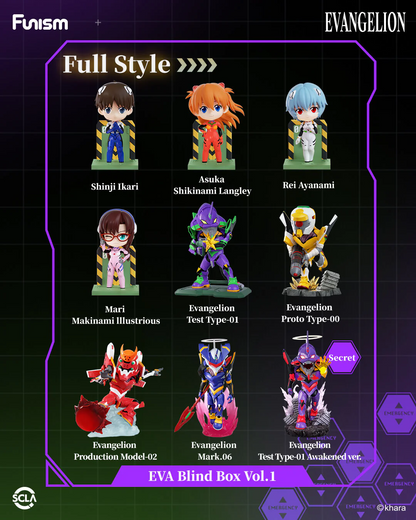 Funism EVANGELION Series Figures Blind Box Vol.1