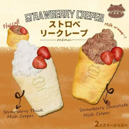 Slow Rising Squishy - Sweet Crêpe【Sweet Bakery Scent】76g Sweetbuns Stress Relief Toy
