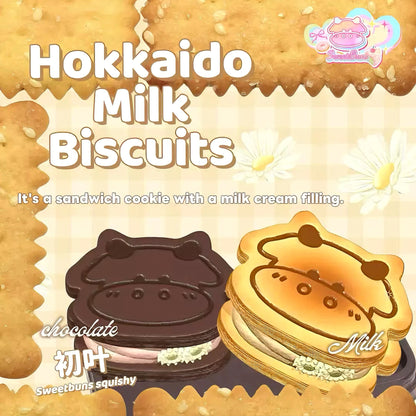 Slow Rising Squishy - Moo Moo Fruit & Daisy Sandwich【Sweet Bakery Scent】95g Sweetbuns Stress Relief Toy