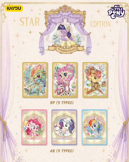 KAYOU My Little Pony Friendship Eternal Cards - Star Edition English Series 1 - Display Box