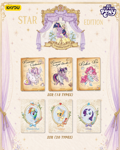 KAYOU My Little Pony Friendship Eternal Cards - Star Edition English Series 1 - Display Box