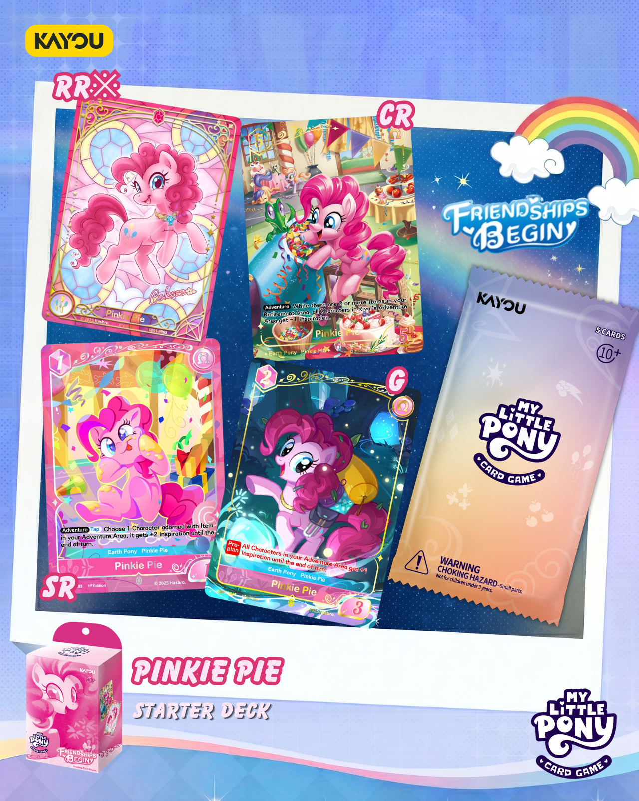 KAYOU My Little Pony Trading Card Game - Friendships Begin - Starter Set - 2 Deck Set