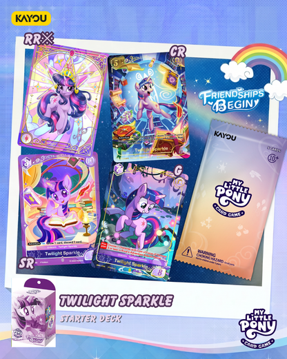 KAYOU My Little Pony Trading Card Game - Friendships Begin - Starter Set - 2 Deck Set