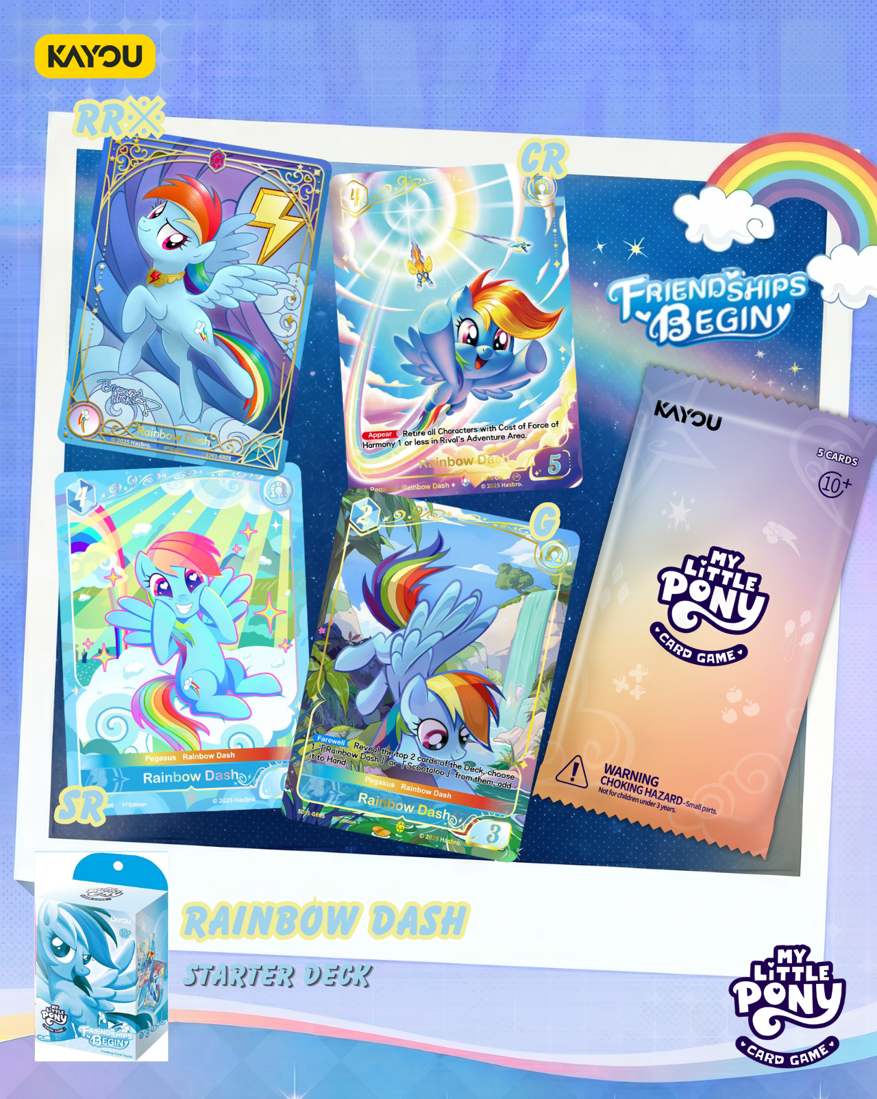 KAYOU My Little Pony Trading Card Game - Friendships Begin - Starter Set - 2 Deck Set