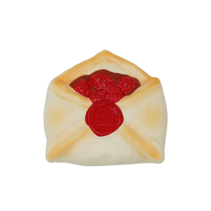 Slow Rising Squishy Strawberry Love Envelope Bread 【Sweet Bakery Scent】100g Sweetbuns Stress Relief Toy