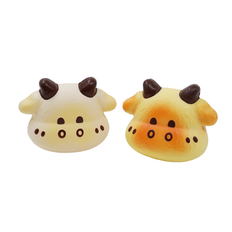 Slow Rising Squishy Moo Moo Milk Bread【Sweet Bakery Scent】120g Sweetbuns Stress Relief Toy