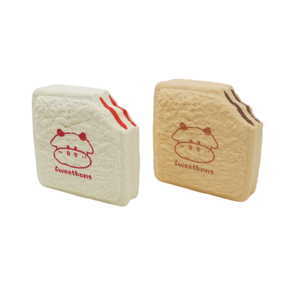 Slow Rising Squishy - Pocket Toast【Sweet Bakery Scent】90g Sweetbuns Stress Relief Toy