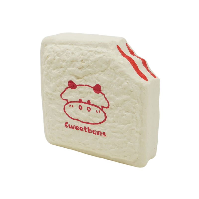 Slow Rising Squishy - Pocket Toast【Sweet Bakery Scent】90g Sweetbuns Stress Relief Toy