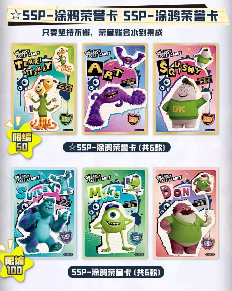 Card.Fun Disney 100 Monsters University Commemorative Edition Blind Box Hobby Box
