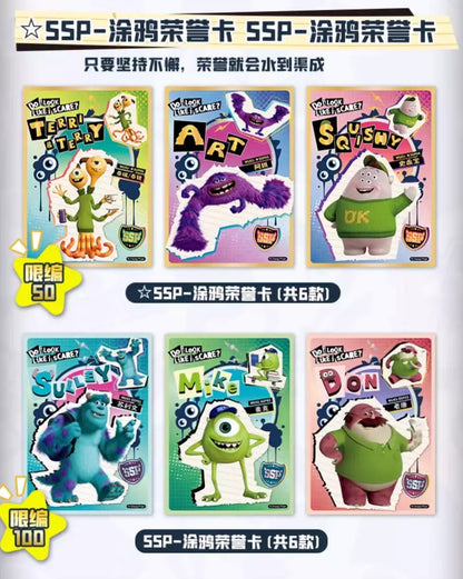 Card.Fun Disney 100 Monsters University Commemorative Edition Blind Box Hobby Box