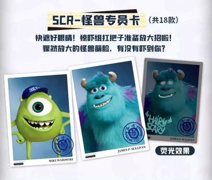 Card.Fun Disney 100 Monsters University Commemorative Edition Blind Box Hobby Box